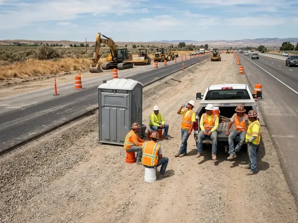 highway-road-construction-crew-007 — frequently asked questions, Porta Potty and Restroom Rentals in Fairfield, CA